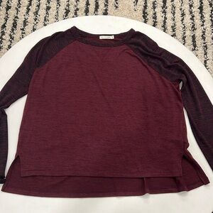 RAG & BONE JEAN BORDO RAGLAN LONG SLEEVE SOFT CAMDEN TOP TEE size M